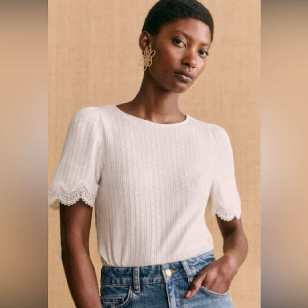 Sezane Clea t shirt size medium